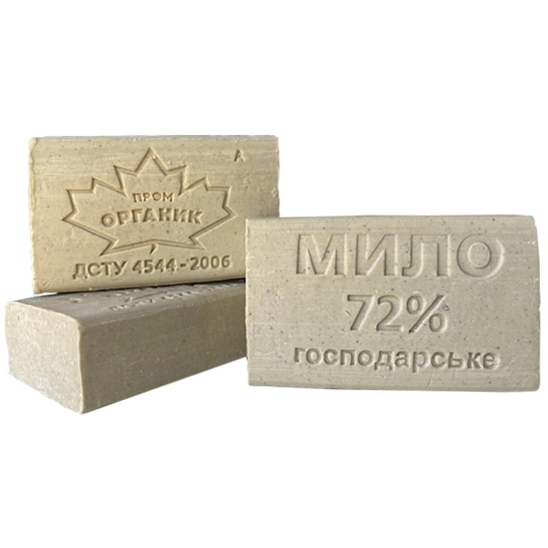 Мило тверде Проморганік Армійське, господарське 72%, неупаковане, 200 г